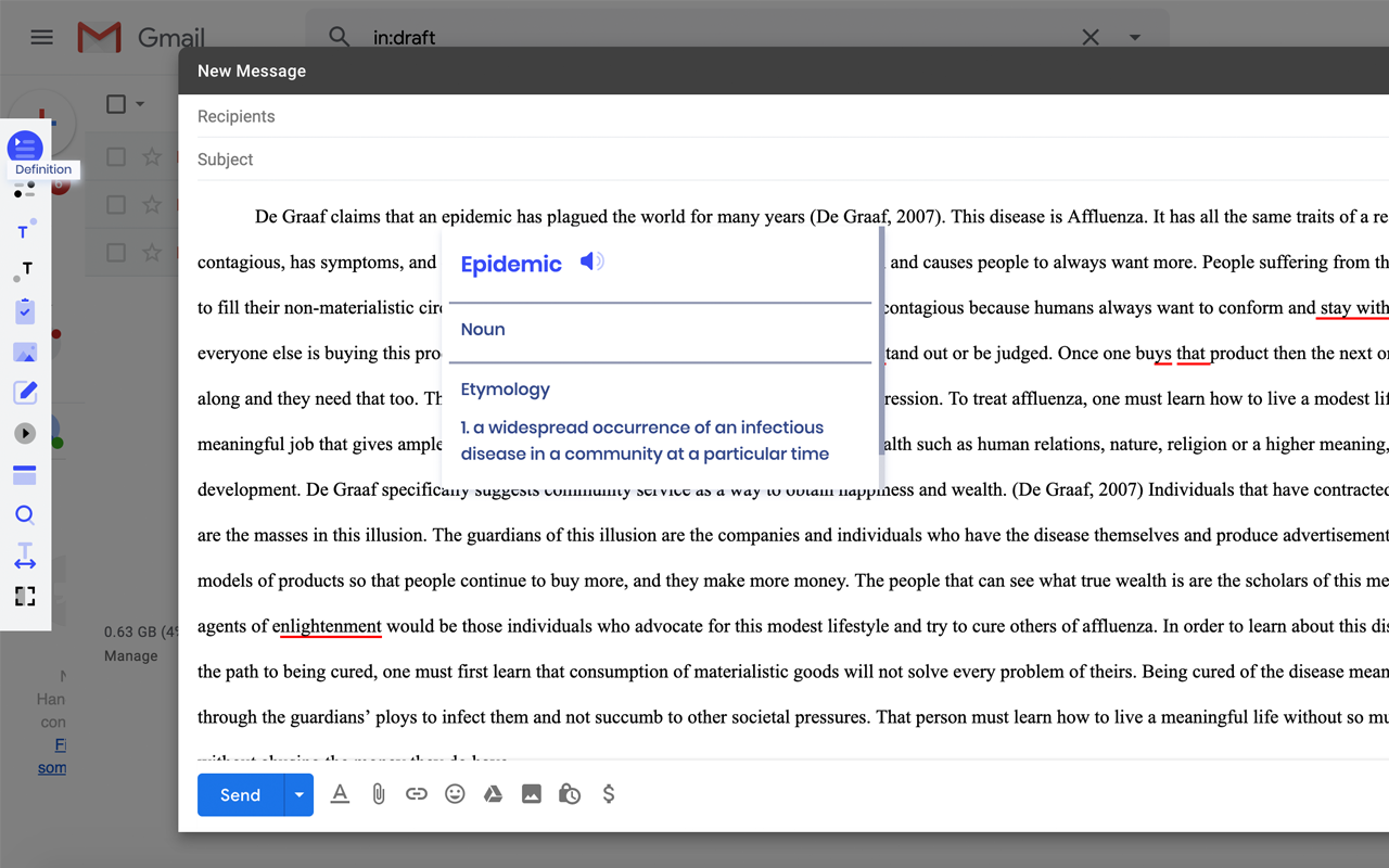 Spellex Write-Assist for Chrome chrome谷歌浏览器插件_扩展第3张截图