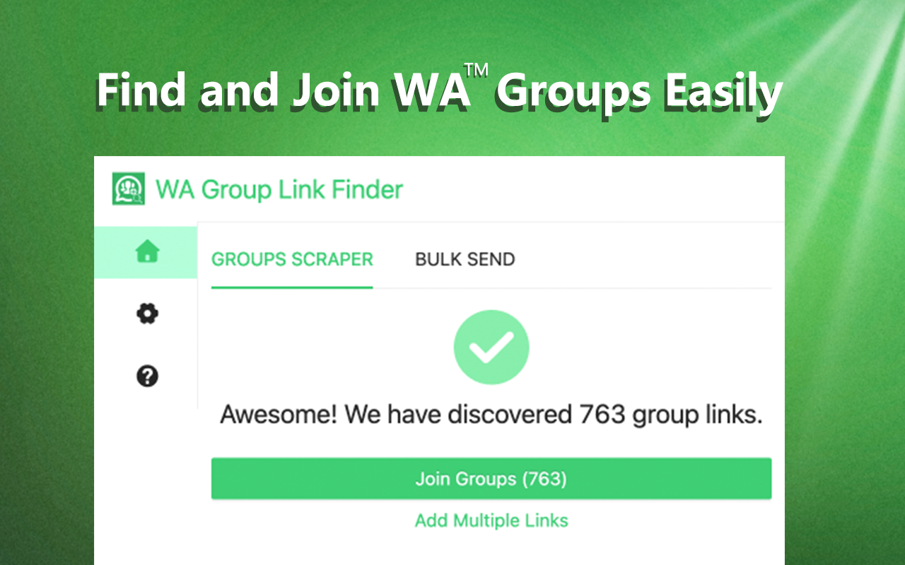 WA Group Link Finder chrome谷歌浏览器插件_扩展第1张截图