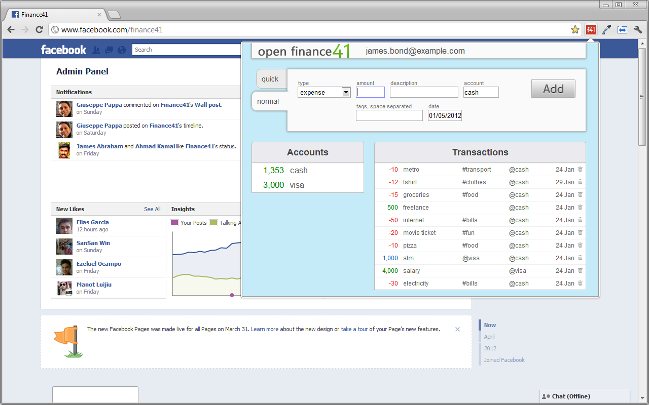 Finance41 Extension chrome谷歌浏览器插件_扩展第1张截图