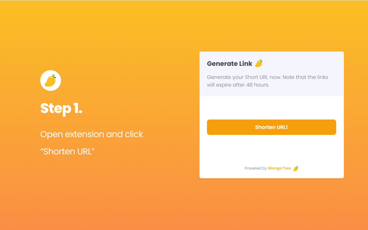 Mango Two - URL Shortener chrome谷歌浏览器插件_扩展第7张截图