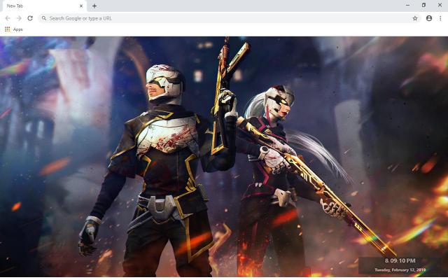 Garena Free Fire Wallpapers and New Tab chrome谷歌浏览器插件_扩展第2张截图