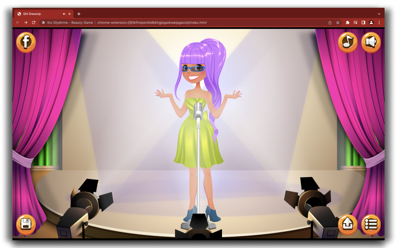 Girl Dress Up - Girl Game chrome谷歌浏览器插件_扩展第3张截图