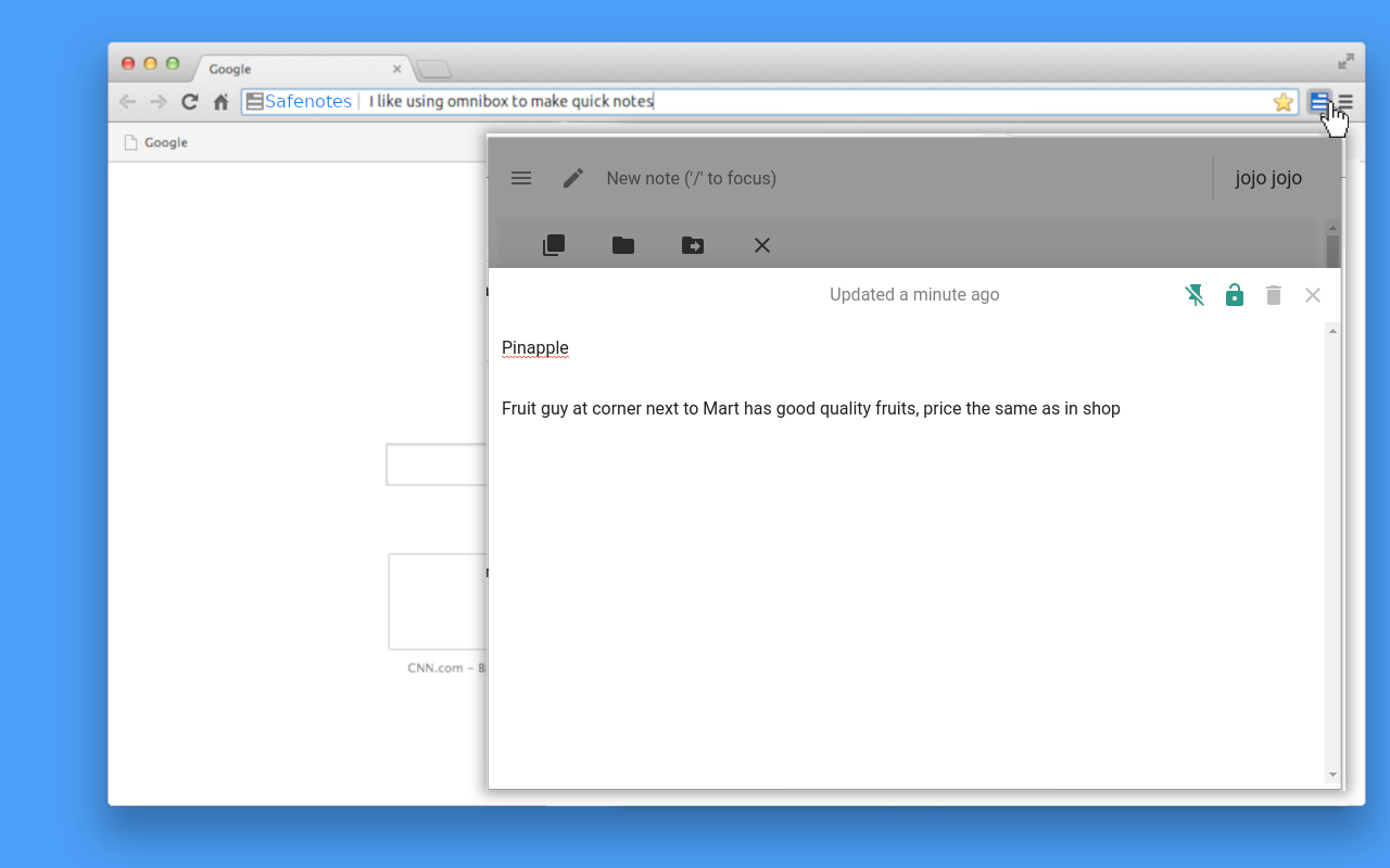 Safenotes chrome谷歌浏览器插件_扩展第2张截图