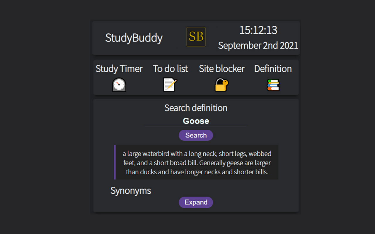 Study Buddy chrome谷歌浏览器插件_扩展第6张截图