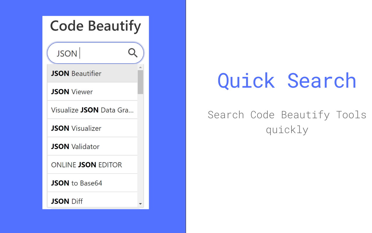 CodeBeautify chrome谷歌浏览器插件_扩展第3张截图