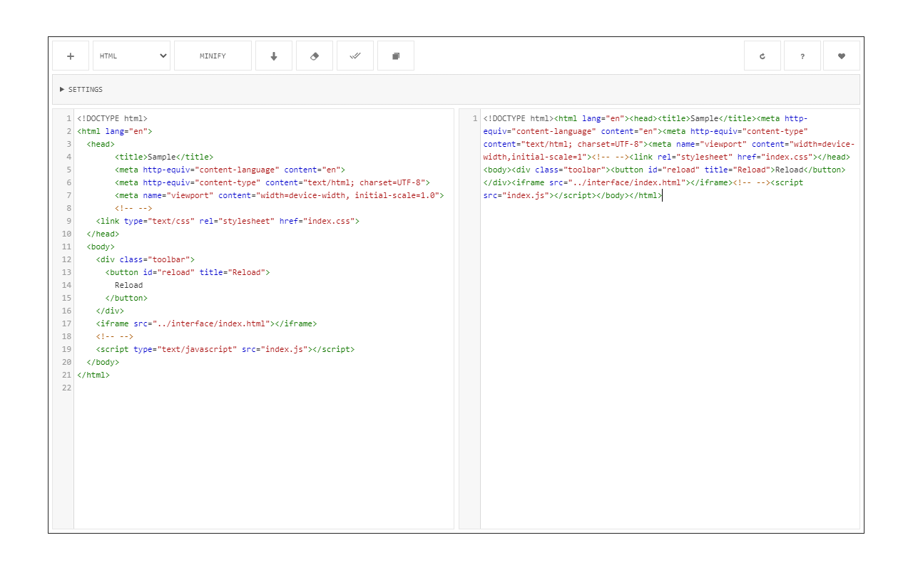 Code Minifier (JS, CSS, HTML) chrome谷歌浏览器插件_扩展第5张截图