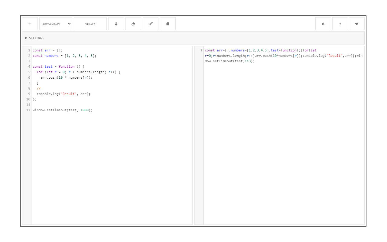 Code Minifier (JS, CSS, HTML) chrome谷歌浏览器插件_扩展第6张截图