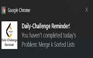 Daily-Challenge Reminder chrome谷歌浏览器插件_扩展第2张截图