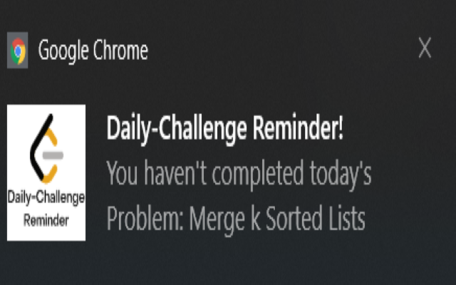 Daily-Challenge Reminder chrome谷歌浏览器插件_扩展第5张截图