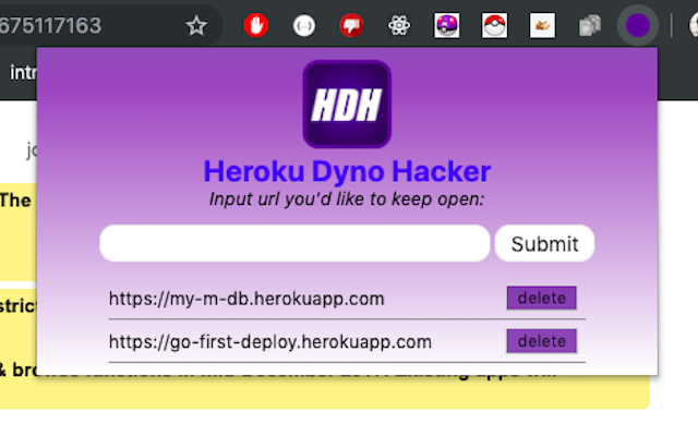 Heroku Dyno Hacker chrome谷歌浏览器插件_扩展第1张截图