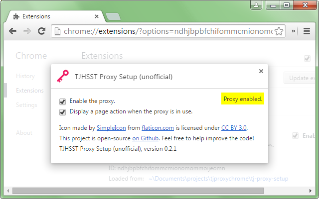 TJHSST Proxy Setup (unofficial) chrome谷歌浏览器插件_扩展第1张截图