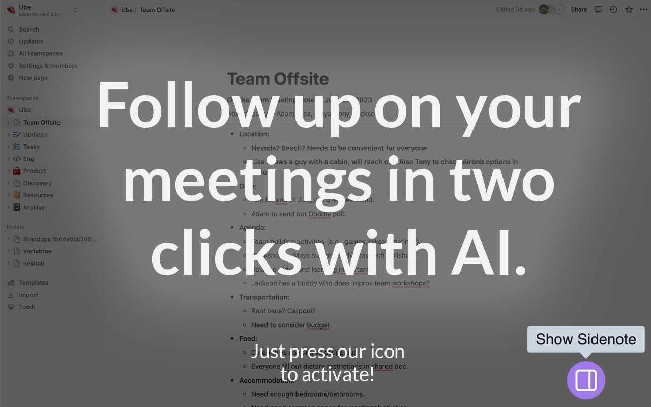 Sidenote chrome谷歌浏览器插件_扩展第2张截图
