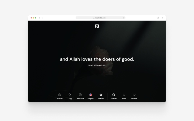 Muslim Tab: Each Tab, a Reflection chrome谷歌浏览器插件_扩展第1张截图