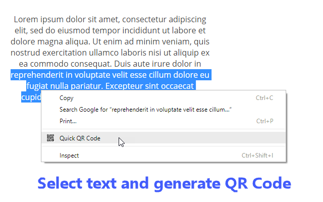 Quick QR Code chrome谷歌浏览器插件_扩展第10张截图