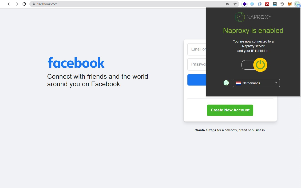 Naproxy chrome谷歌浏览器插件_扩展第1张截图
