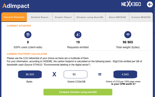 Nexx360 Ad Impact Tool chrome谷歌浏览器插件_扩展第1张截图