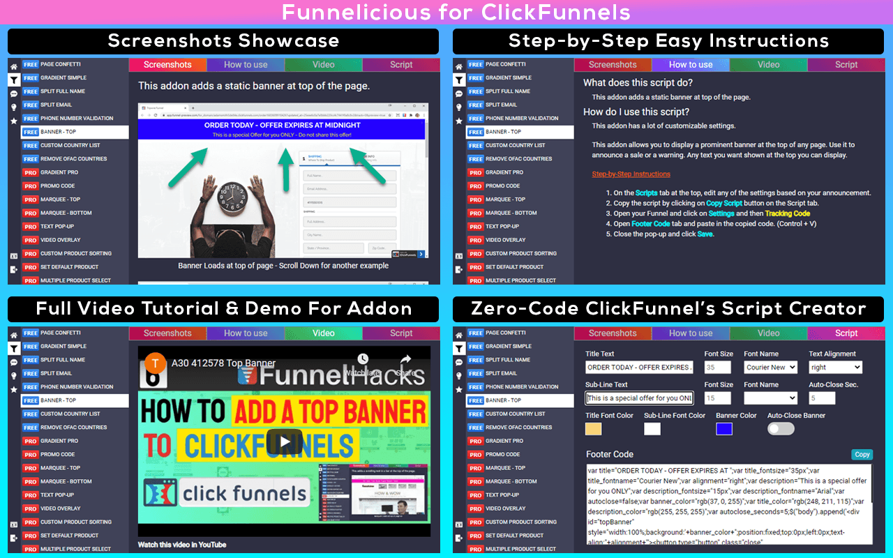 Funnelicious chrome谷歌浏览器插件_扩展第2张截图