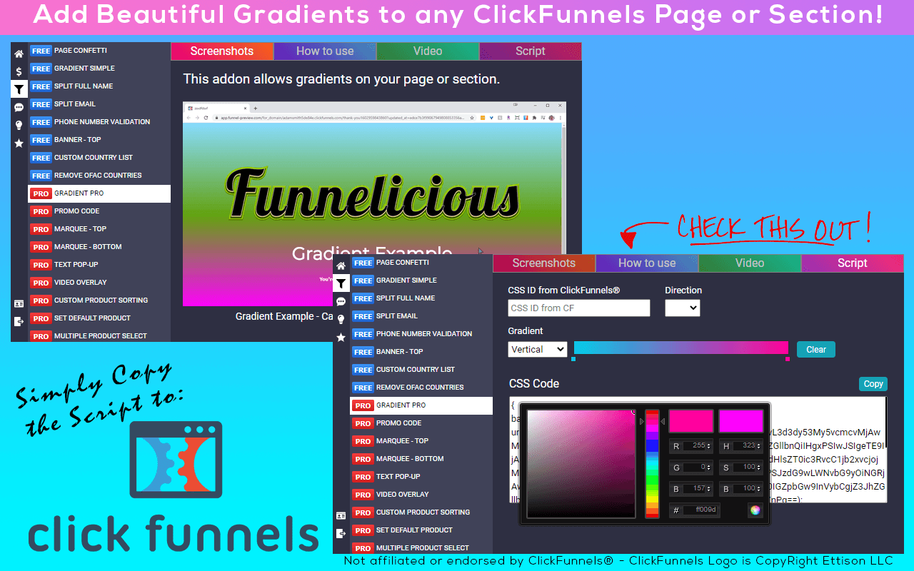 Funnelicious chrome谷歌浏览器插件_扩展第3张截图