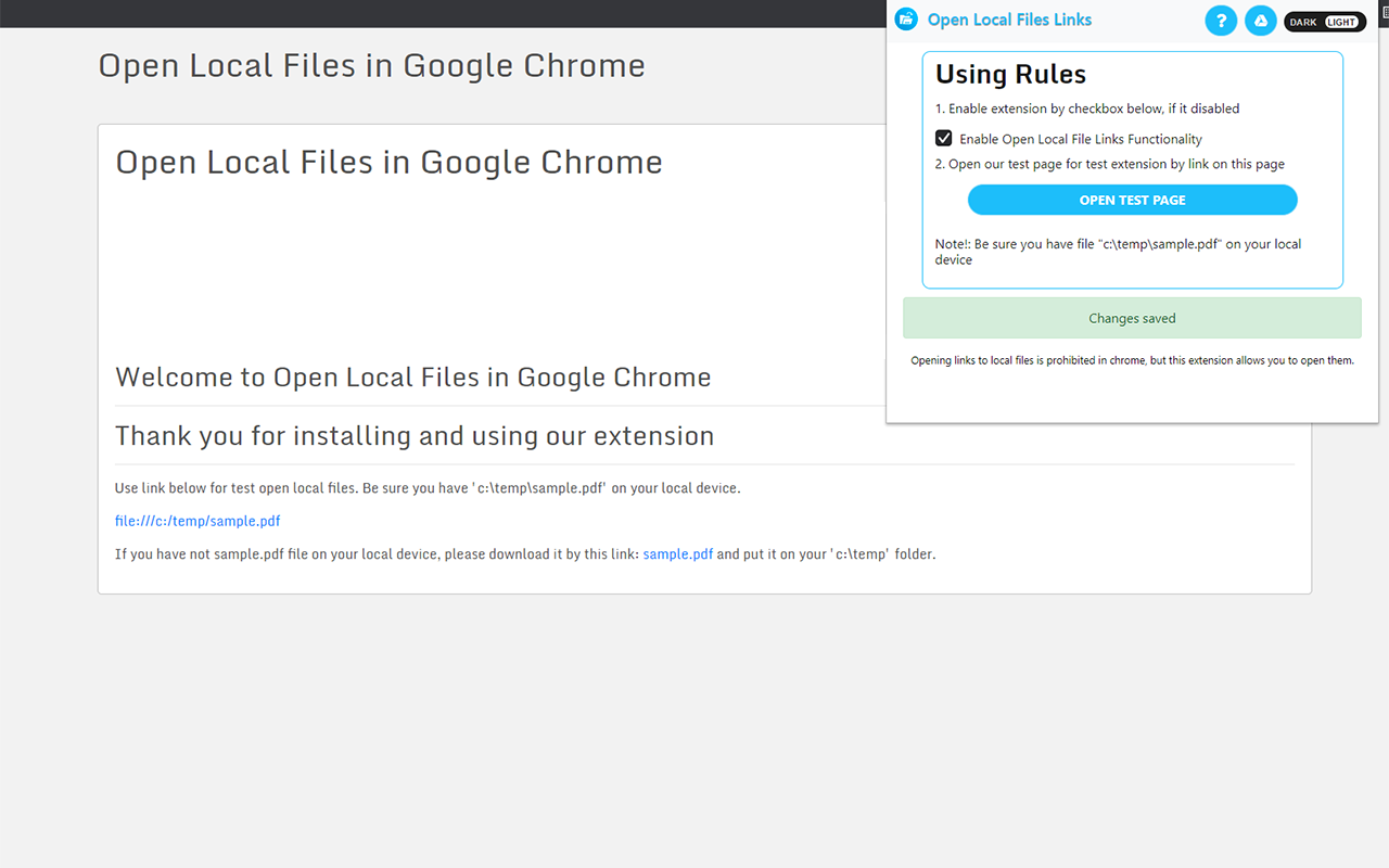 在 Google Chrome™ 中打开本地文件 chrome谷歌浏览器插件_扩展第1张截图
