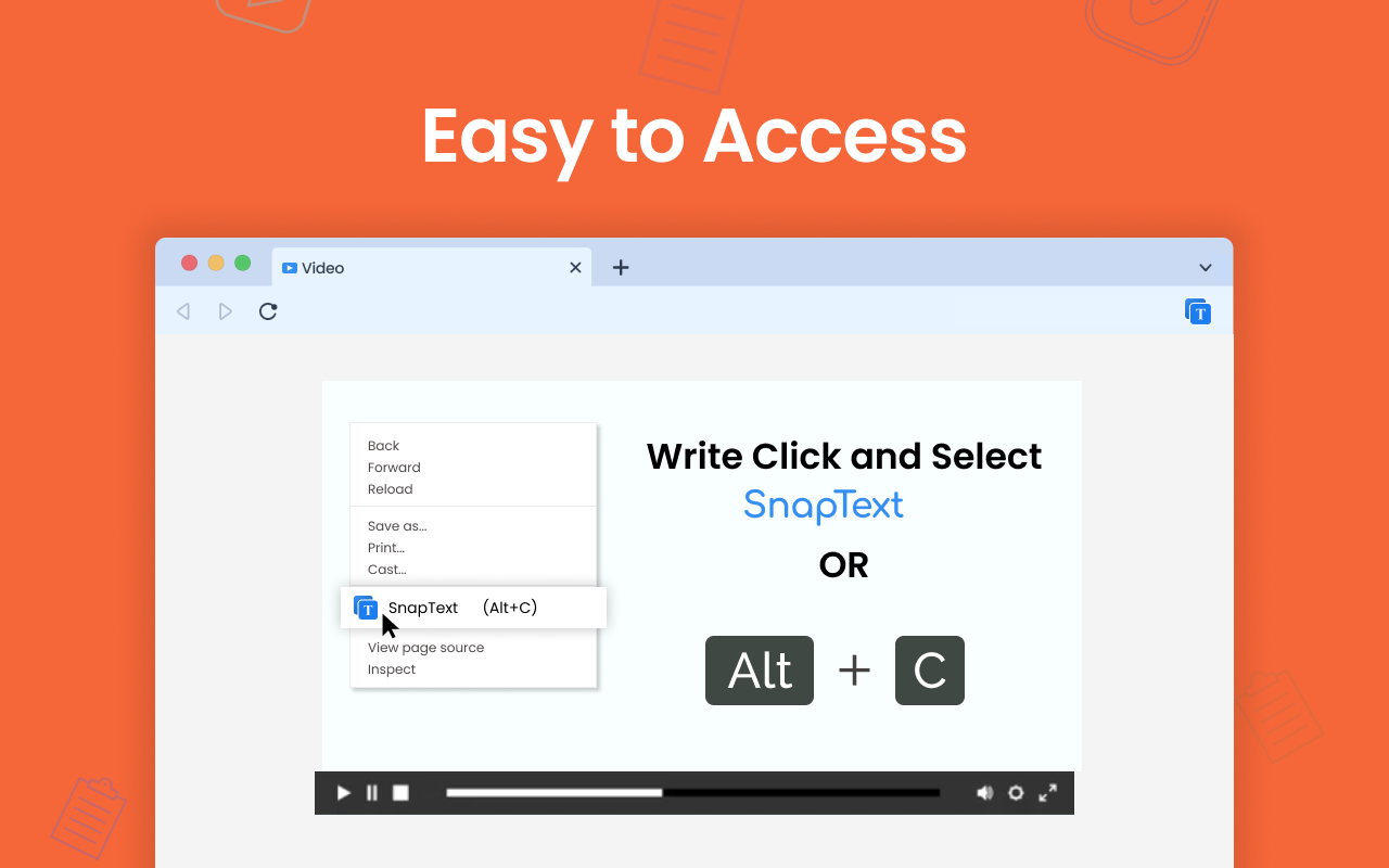 SnapText chrome谷歌浏览器插件_扩展第2张截图