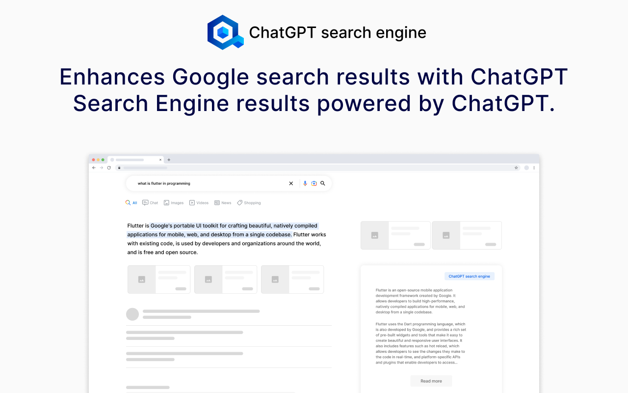 ChatGPT search engine chrome谷歌浏览器插件_扩展第1张截图