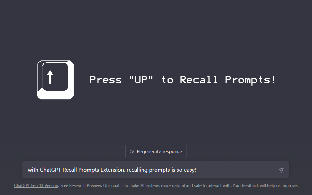 ChatGPT Recall Prompts chrome谷歌浏览器插件_扩展第1张截图