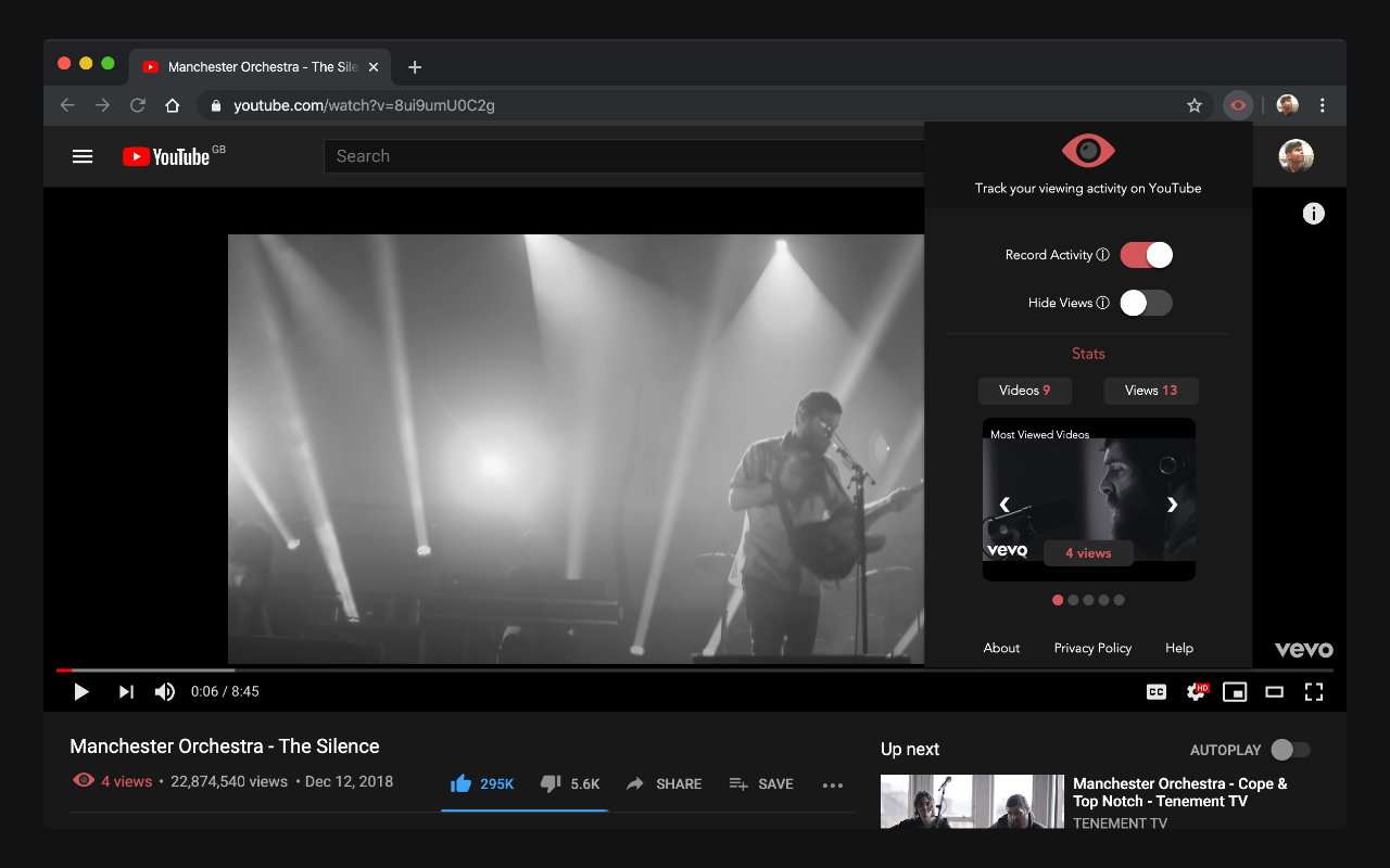 YouTube Views chrome谷歌浏览器插件_扩展第1张截图