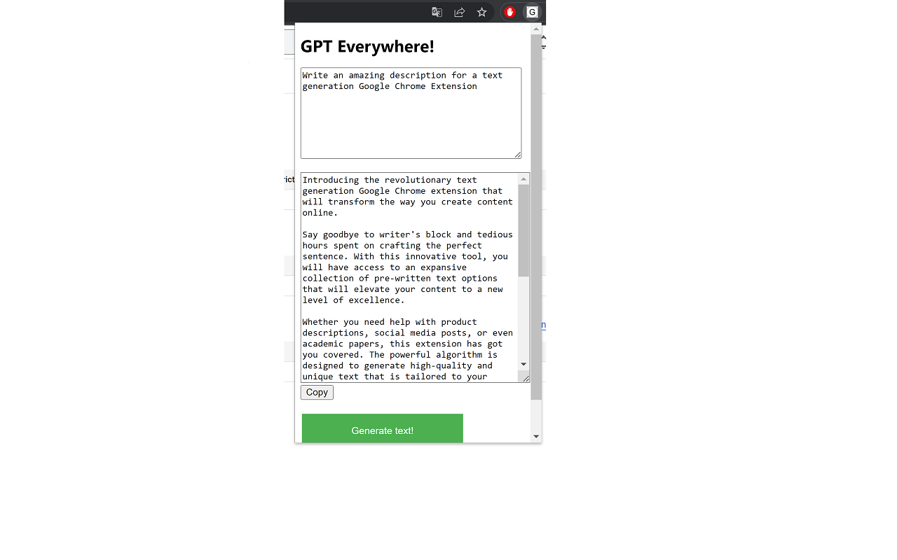 GPT Everywhere chrome谷歌浏览器插件_扩展第2张截图