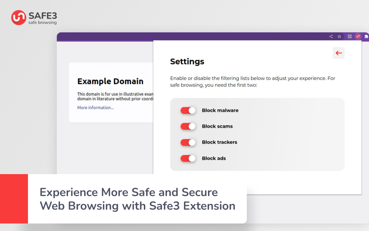 Safe3 safe browsing chrome谷歌浏览器插件_扩展第2张截图