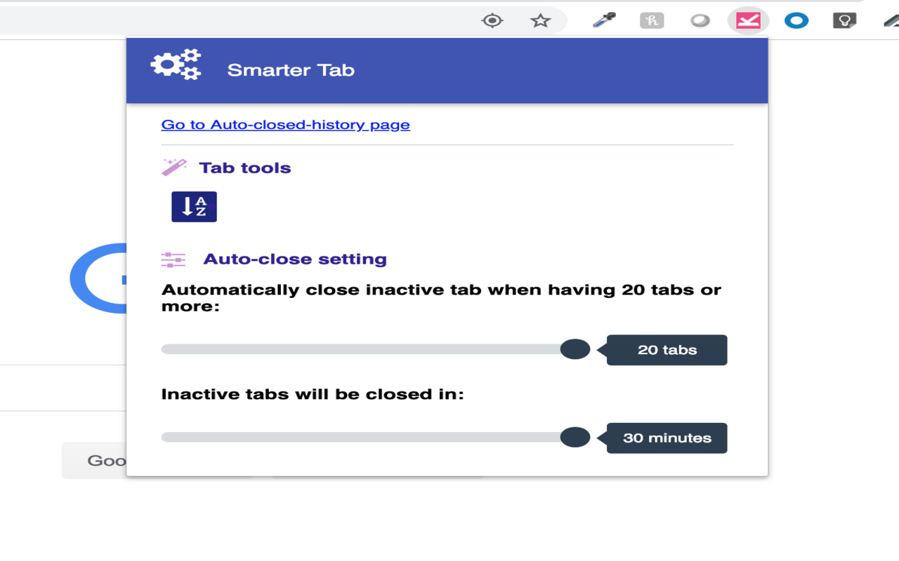 Smarter Tab chrome谷歌浏览器插件_扩展第3张截图