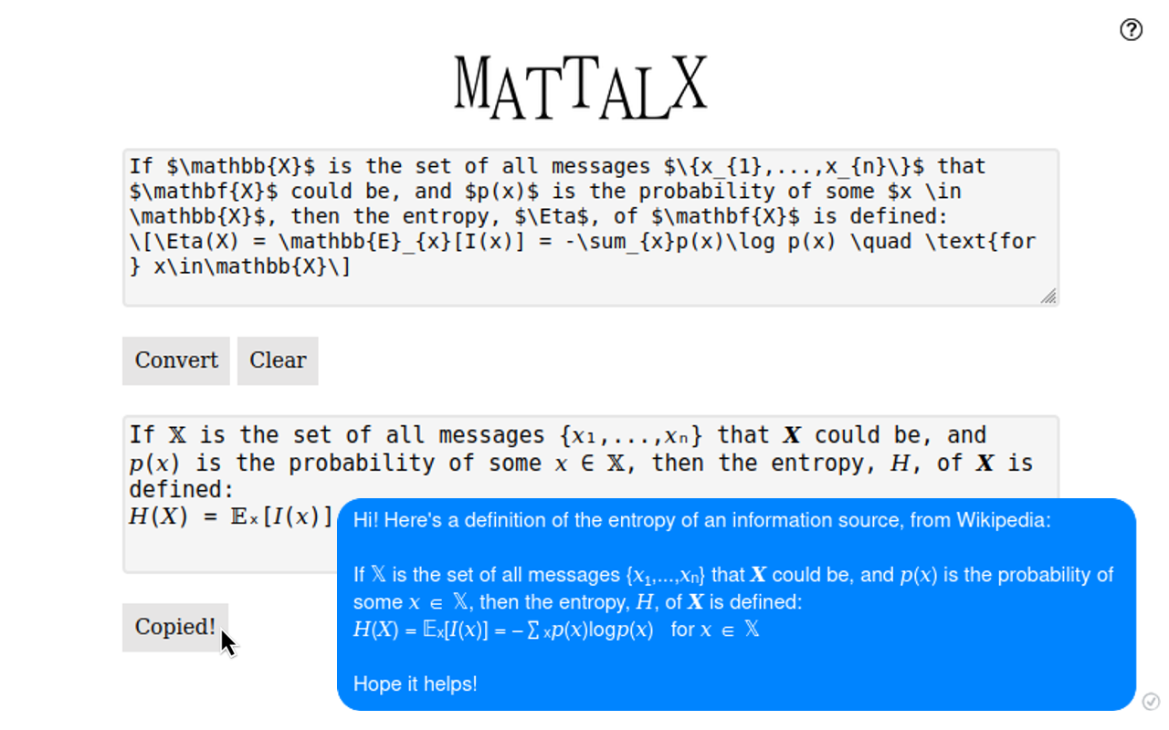 MatTalX - Write math symbols chrome谷歌浏览器插件_扩展第4张截图