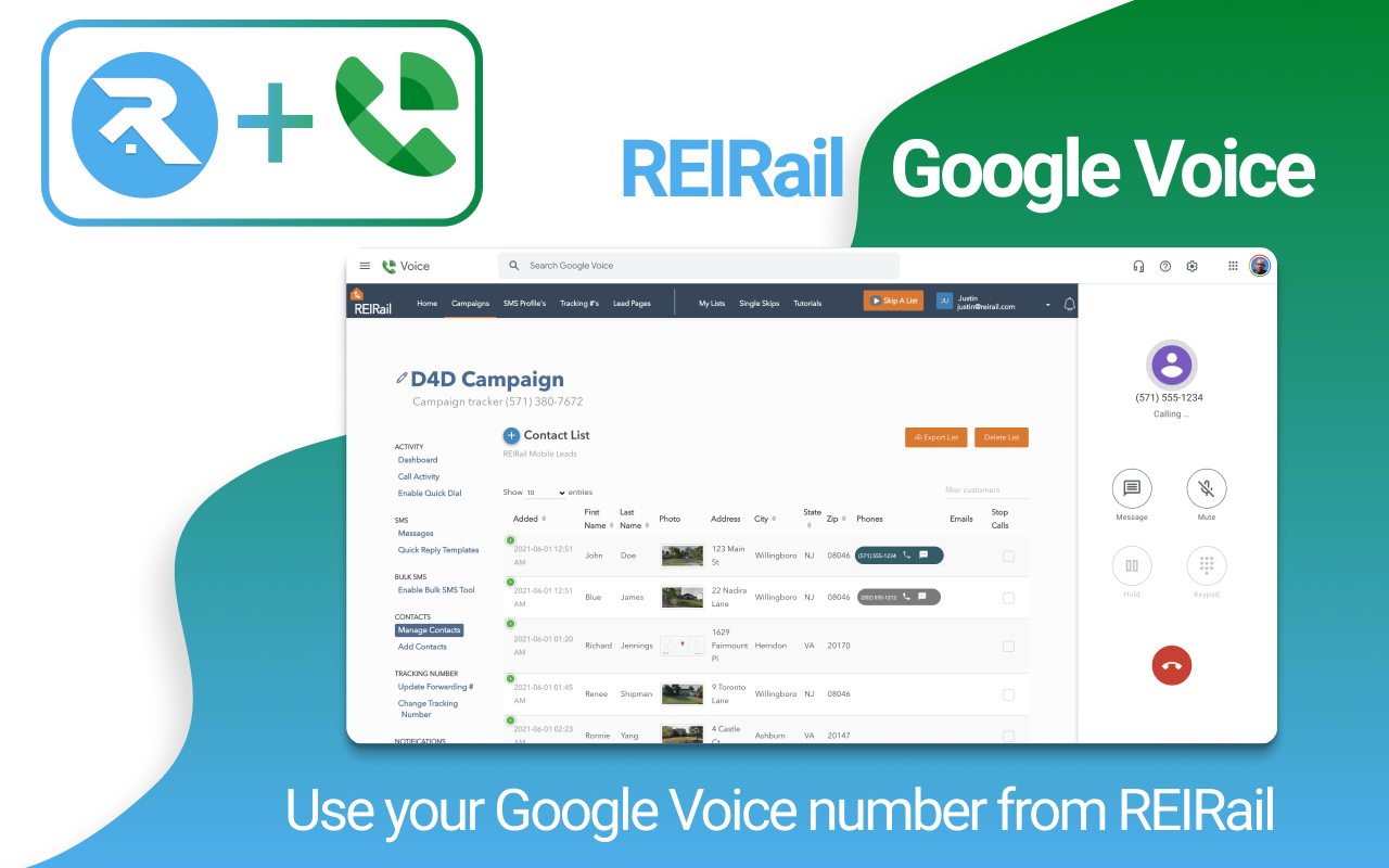REIRail & Google Voice chrome谷歌浏览器插件_扩展第1张截图