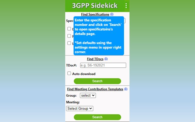 3GPP Sidekick chrome谷歌浏览器插件_扩展第1张截图