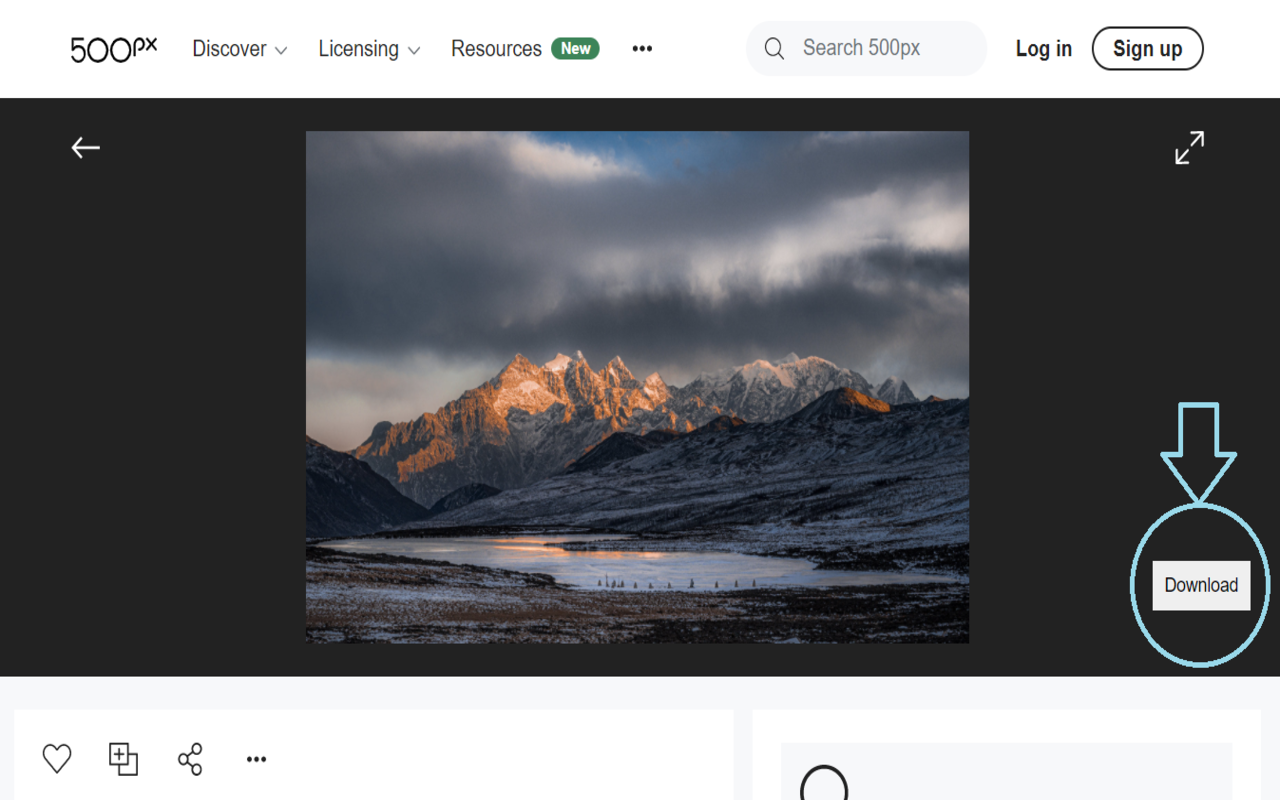 500px Downloader chrome谷歌浏览器插件_扩展第1张截图