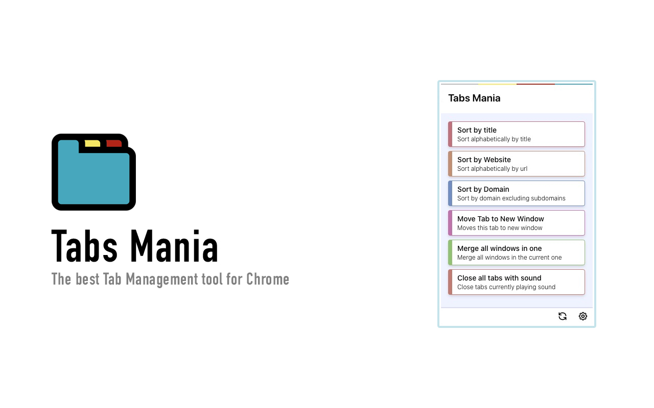 Tabs Mania chrome谷歌浏览器插件_扩展第1张截图