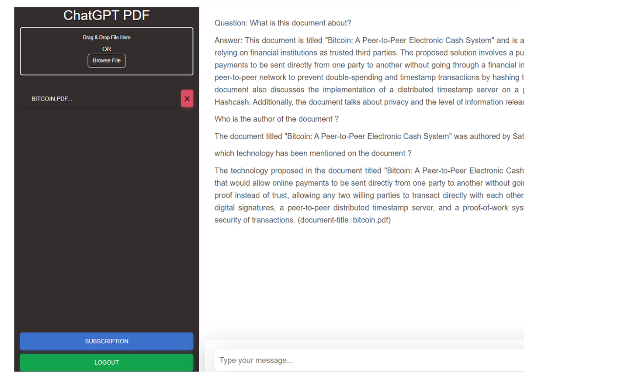 chatpdf for PDFs powered by ChatGPT™ chrome谷歌浏览器插件_扩展第2张截图