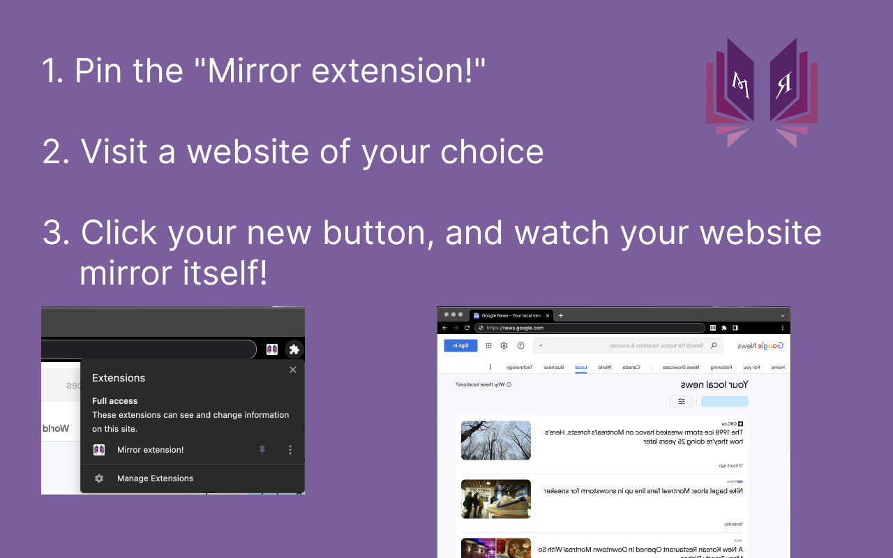 Mirror extension! chrome谷歌浏览器插件_扩展第4张截图