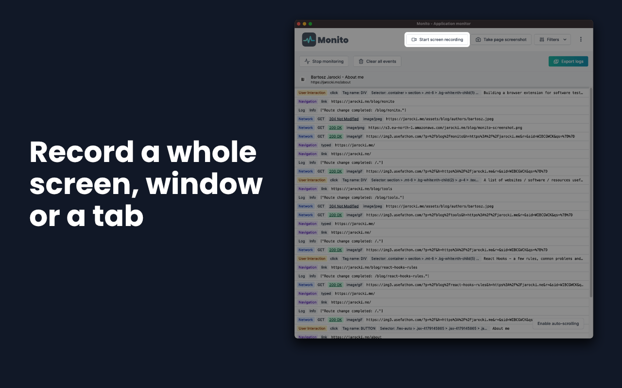 Monito chrome谷歌浏览器插件_扩展第2张截图