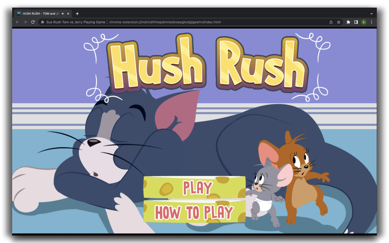 Hush Rush Tom and Jerry HTML5 Game chrome谷歌浏览器插件_扩展第3张截图
