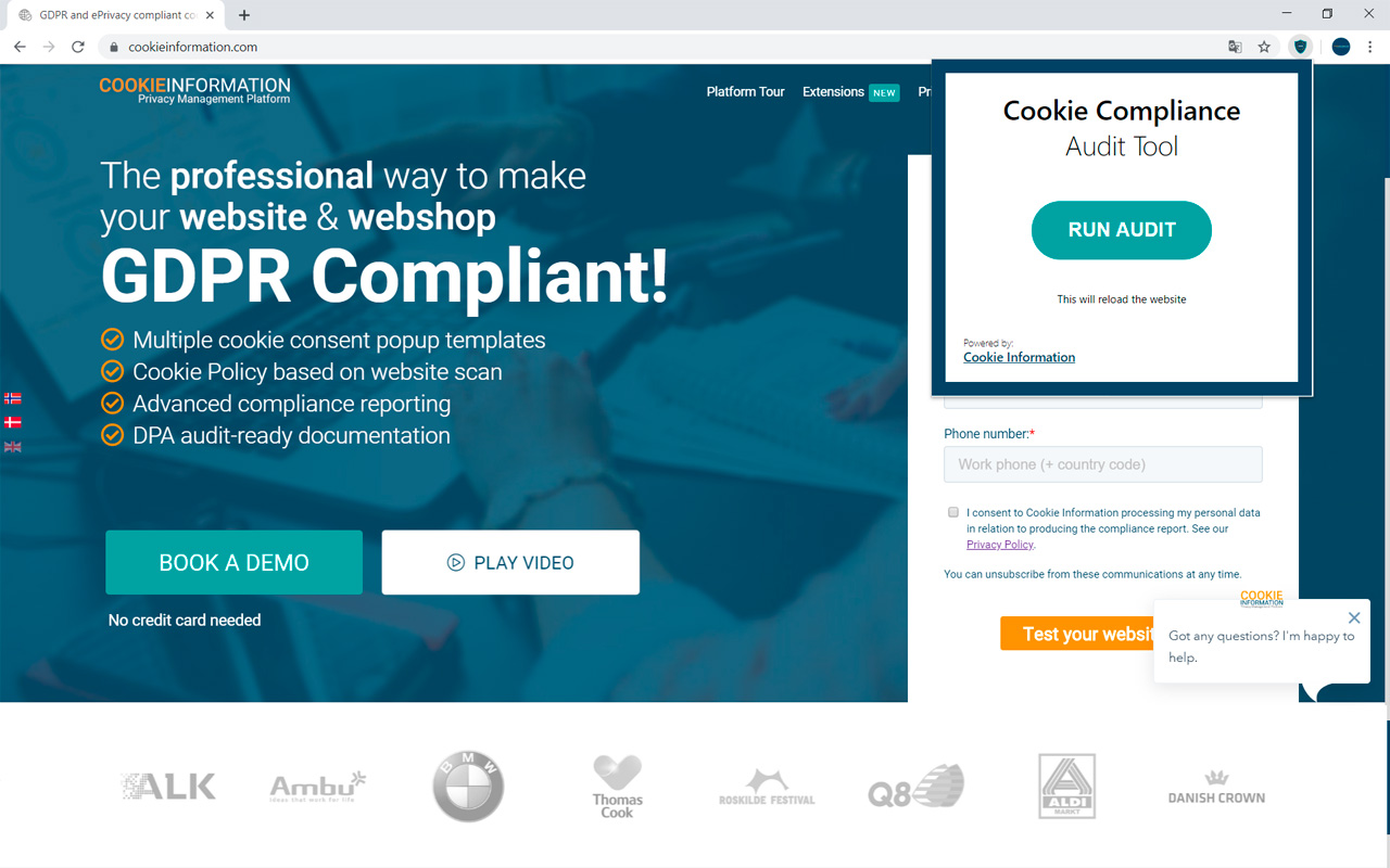Cookie Compliance Audit Tool chrome谷歌浏览器插件_扩展第1张截图