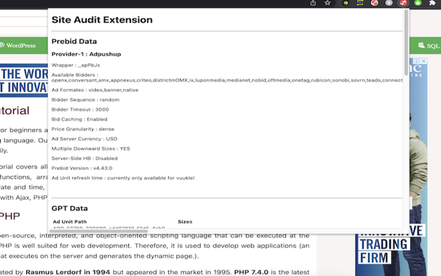 Site Audit Extension chrome谷歌浏览器插件_扩展第1张截图
