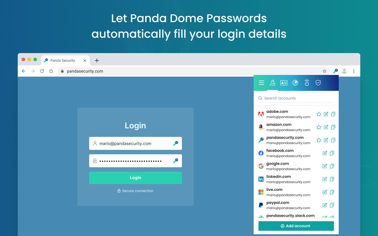 Panda Dome Passwords chrome谷歌浏览器插件_扩展第2张截图