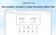 Weather Tab chrome谷歌浏览器插件_扩展第2张截图
