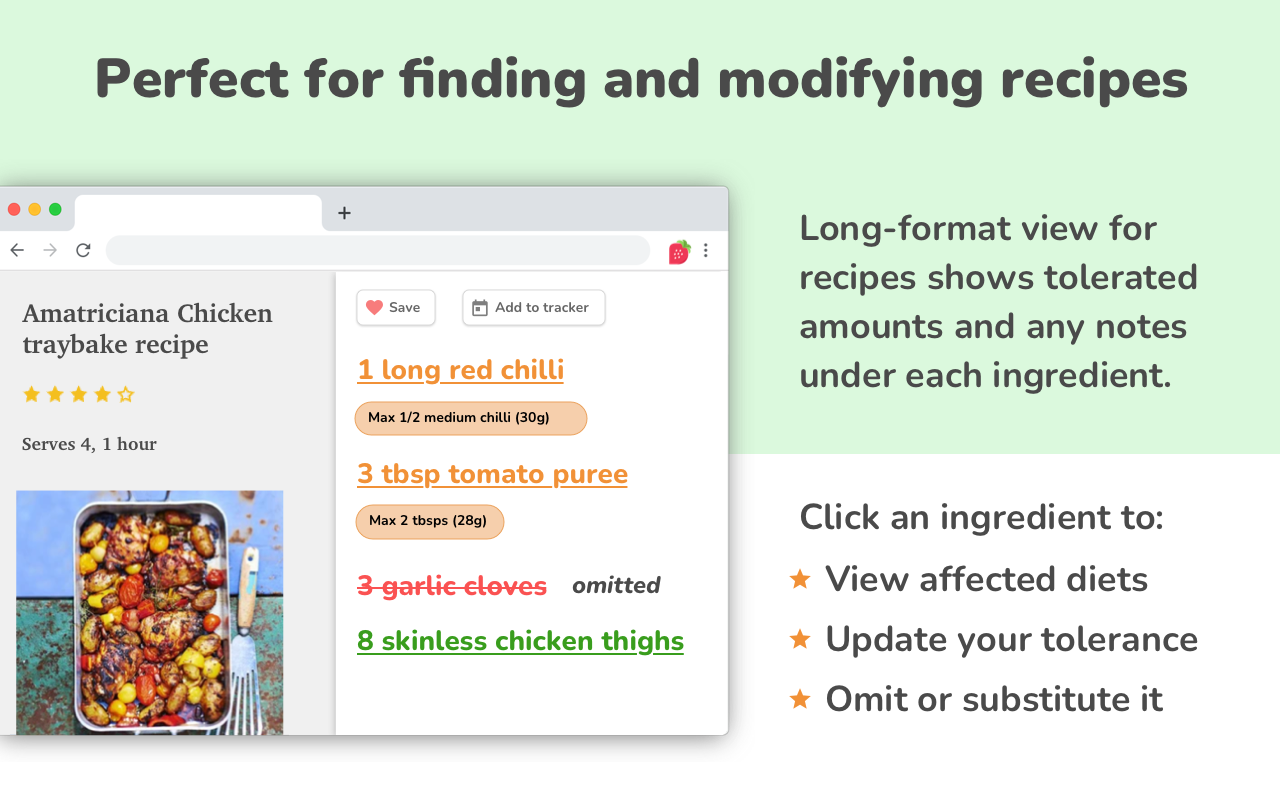 FODMAP Detective ingredient scanner chrome谷歌浏览器插件_扩展第6张截图