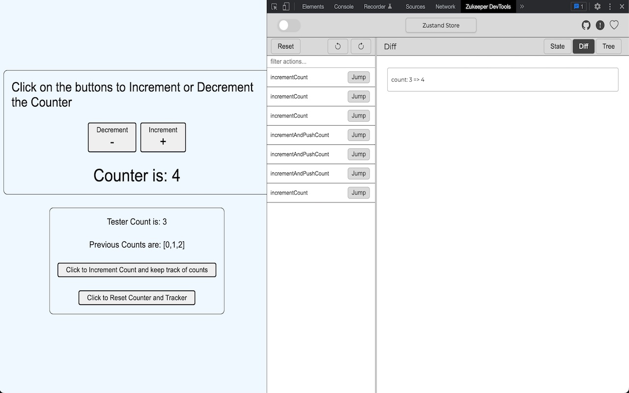 Zukeeper: Devtools for Zustand chrome谷歌浏览器插件_扩展第4张截图