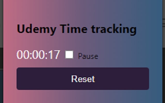 udemy time tracker chrome谷歌浏览器插件_扩展第1张截图