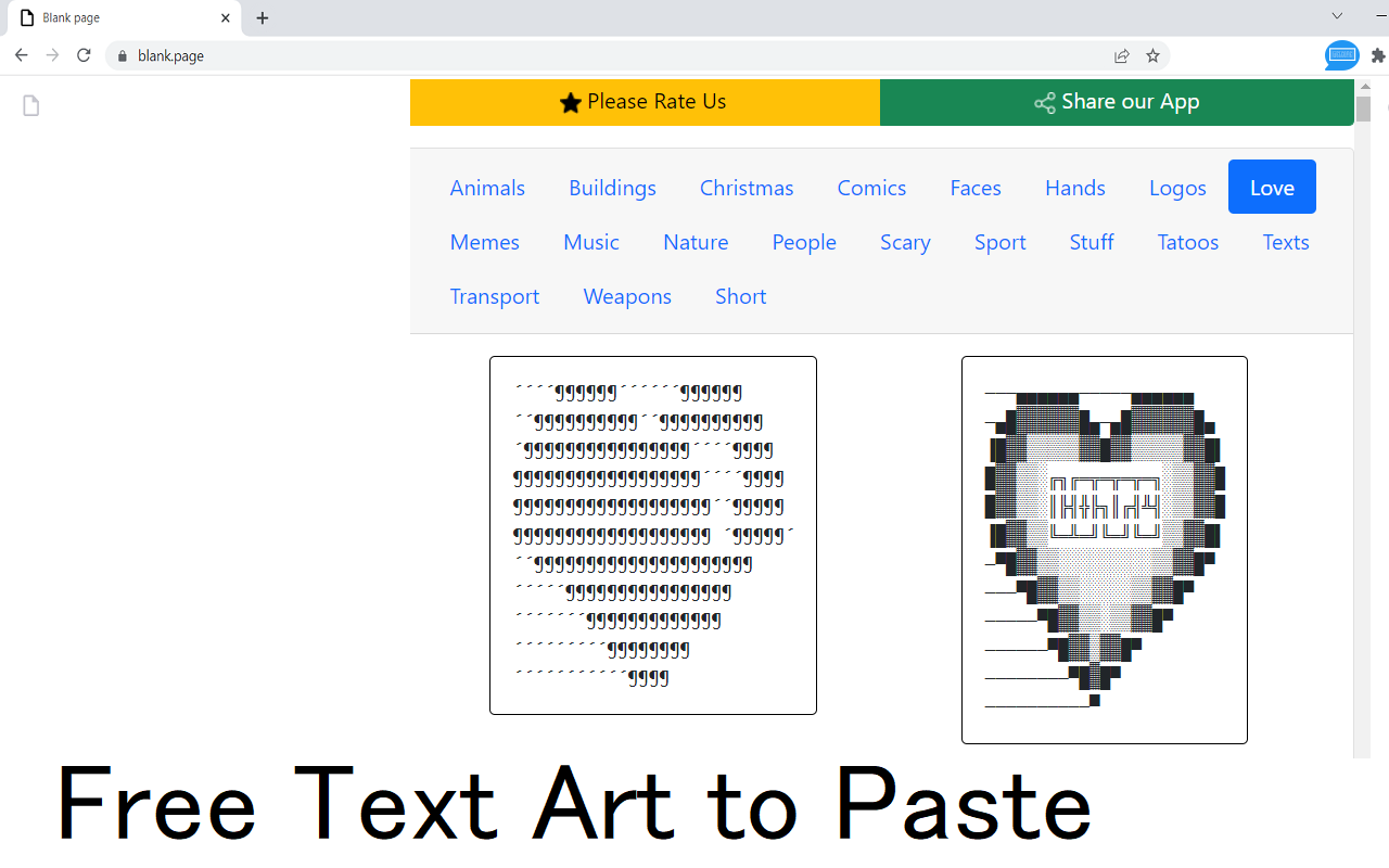 Text Art chrome谷歌浏览器插件_扩展第1张截图