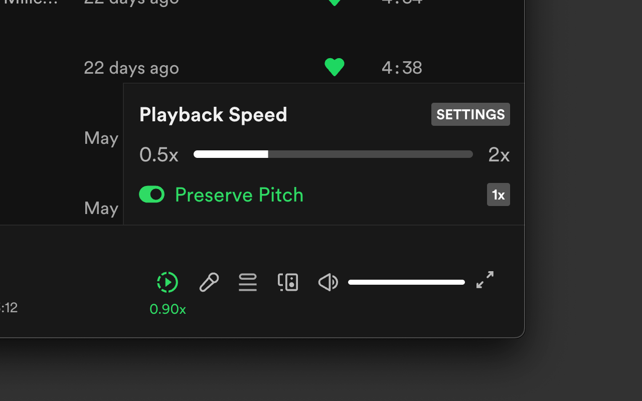 Spotify Playback Speed chrome谷歌浏览器插件_扩展第2张截图