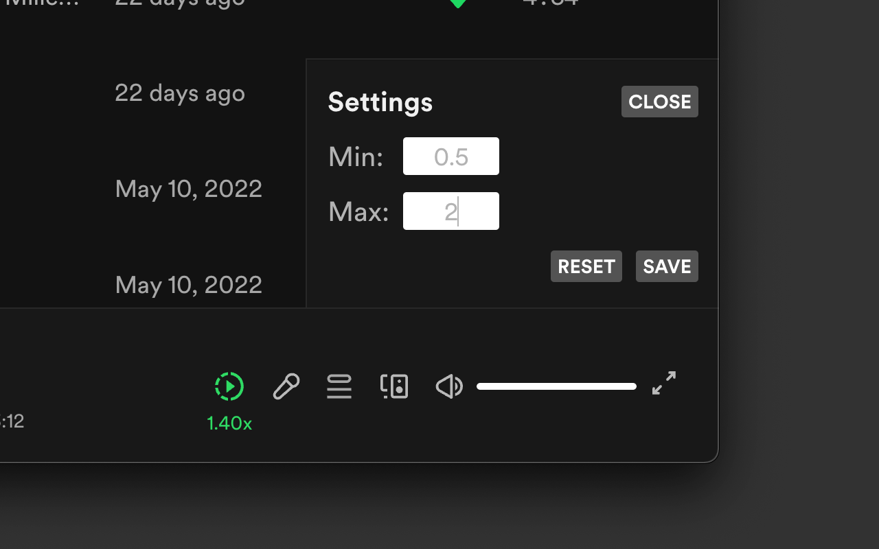 Spotify Playback Speed chrome谷歌浏览器插件_扩展第6张截图