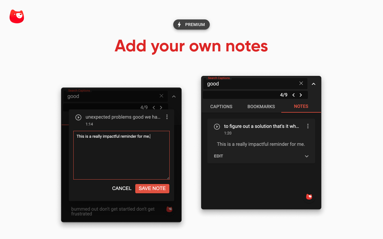 CaptionCub for YouTube chrome谷歌浏览器插件_扩展第4张截图